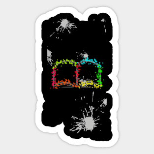 Neon book Sticker